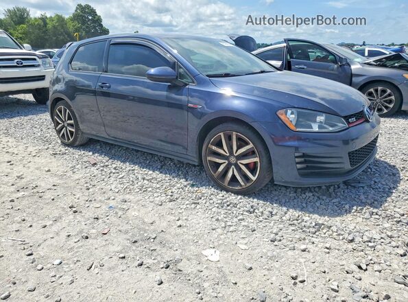 3VWYT7AUXGM068315 2016 VOLKSWAGEN GTI Blue Դիմացի տեսք