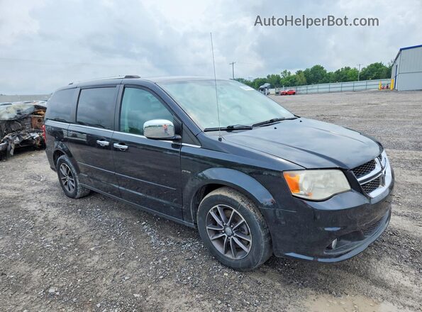 2C4RDGCG2HR825195 2017 DODGE CARAVAN Black Front view