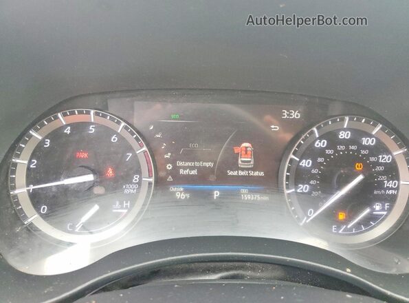 5TDGZRAH5LS500220 2020 TOYOTA HIGHLANDER Silver Вид задніх сидінь