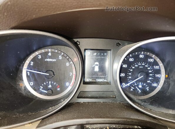 5NMZT3LB3HH039433 2017 HYUNDAI SANTA Синий Вид задних сидений
