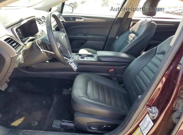 3FA6P0HD7JR202788 2018 FORD FUSION Maroon Widok deski rozdzielczej