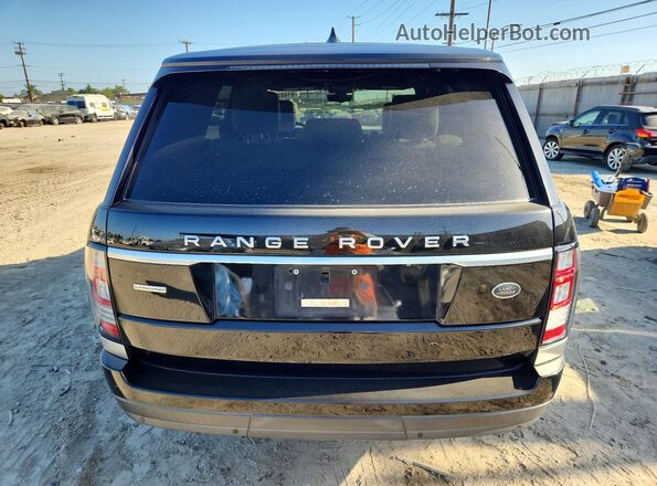 SALGS2FE2HA363583 2017 LAND ROVER RANGE Black წინა სალონის ხედი