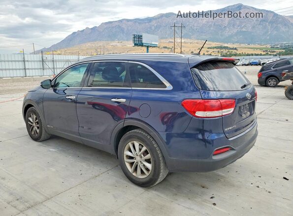 5XYPGDA57HG208250 2017 KIA SORENTO Blue Tył prawy