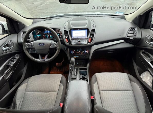 1FMCU9GD6KUA84055 2019 FORD ESCAPE White Rear seats view