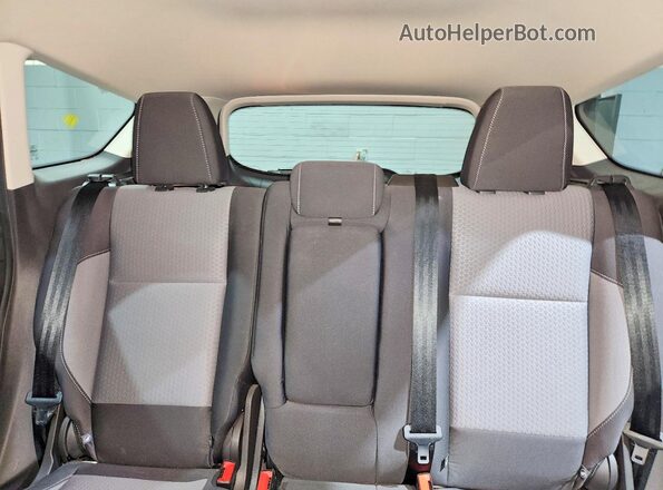 1FMCU9GD2HUE19658 2017 FORD ESCAPE Gray Вид задньої частини салону