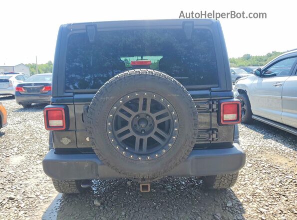 1C4HJXDG1JW289520 2018 JEEP WRANGLER Black Вид салону спереду