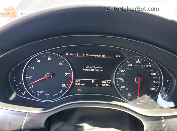 WAUC8AFC5JN047068 2018 AUDI A6 Black Widok tylnych siedzeń