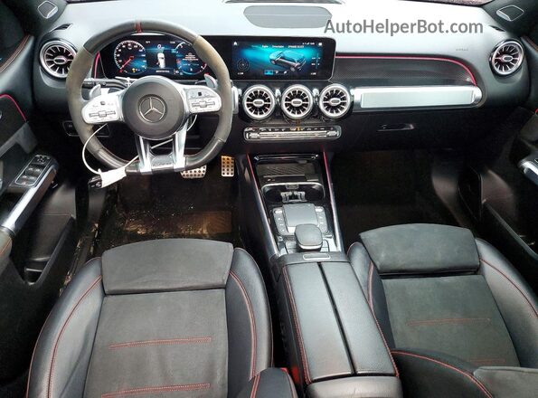 W1N4M5BB6MW081843 2021 MERCEDES-BENZ GLB-CLASS Red Widok zestawu wskaźników