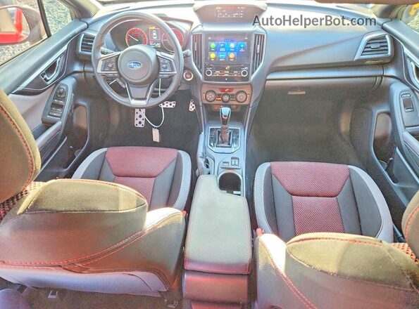 4S3GTAL66P3720715 2023 SUBARU IMPREZA Red Вид щитка приладів