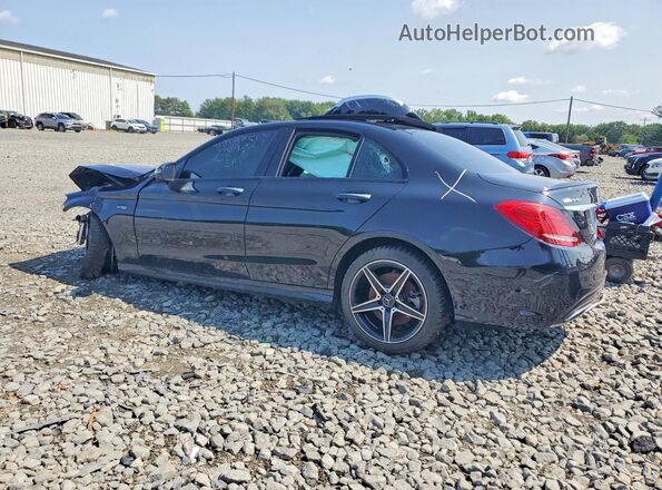 55SWF6EB8JU260301 2018 MERCEDES-BENZ C Black Rear right