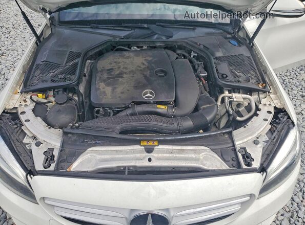 55SWF8DB7KU304710 2019 MERCEDES-BENZ C-CLASS White ძრავის განყოფილების ხედი