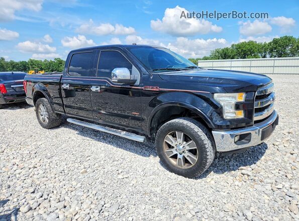 1FTFW1EG4GFA00840 2016 FORD F150 Черный Вид спереди