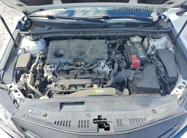 4T1B61HK8KU180239 2019 TOYOTA CAMRY White ძრავის განყოფილების ხედი