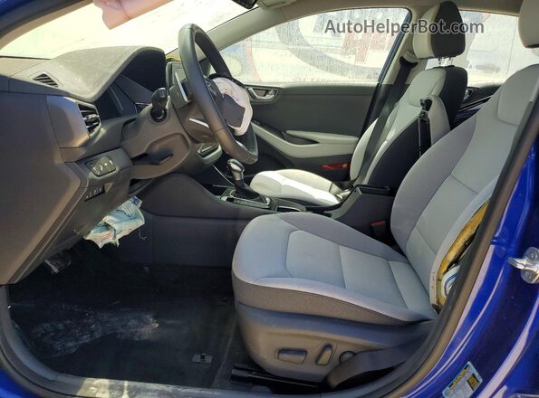KMHC75LDXNU283281 2022 HYUNDAI IONIQ Blue Widok deski rozdzielczej