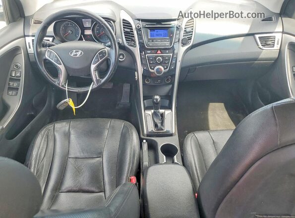 KMHD35LH5HU355138 2017 HYUNDAI ELANTRA Blue Вид панелі приладів