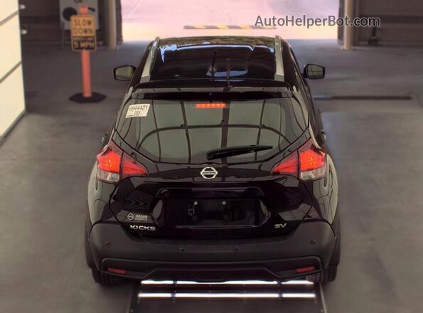3N1CP5CV5LL573855 2020 NISSAN KICKS Black Vista de la etiqueta del VIN