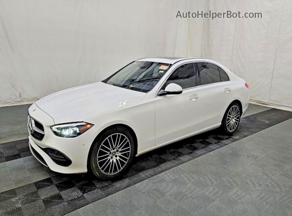 W1KAF4HB3PR133203 2023 MERCEDES-BENZ C White უკანა მარჯვენა