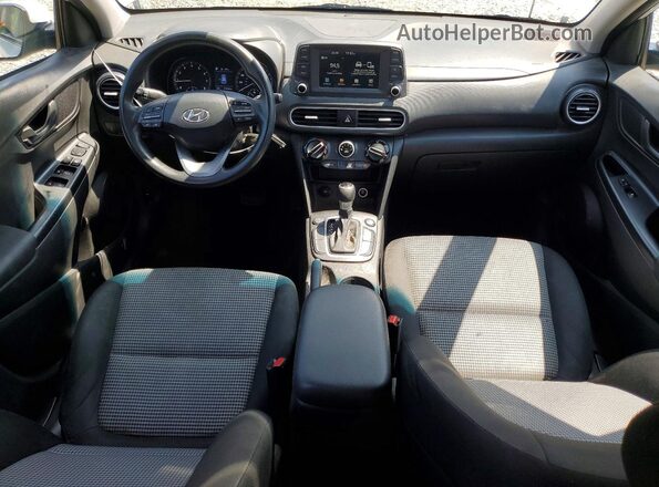 KM8K1CAA0KU301888 2019 HYUNDAI KONA White Widok zestawu wskaźników