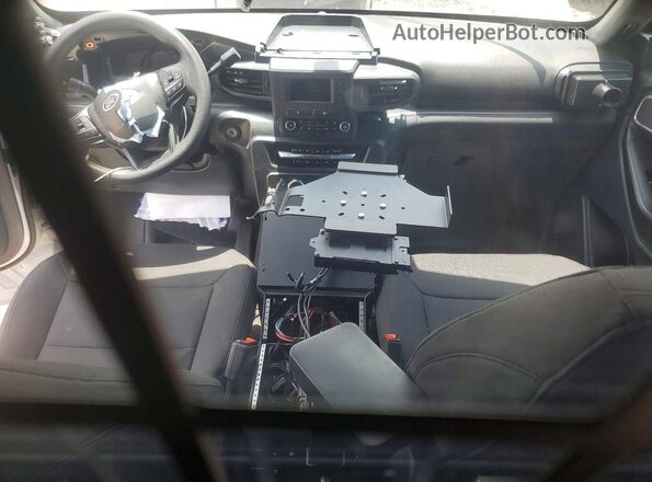 1FM5K8AB2PGB12651 2023 FORD EXPLORER Белый Вид щитка приборов