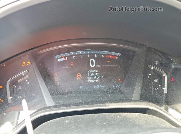 5J6RW2H8XHL003956 2017 HONDA CR-V Серый Вид задних сидений