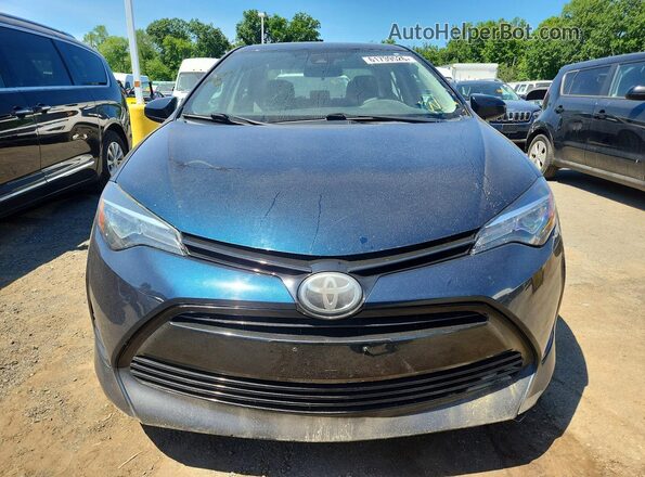 2T1BURHE4JC118304 2018 TOYOTA COROLLA Blue უკანა ხედი