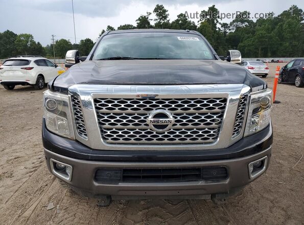 1N6BA1F20GN510623 2016 NISSAN TITAN Black უკანა ხედი