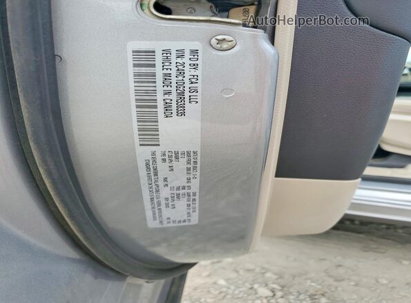 2C4RC1DG2MR538335 2021 CHRYSLER OTHER Silver Vista interior de 360 grados