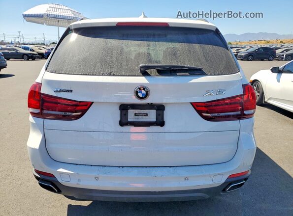 5UXKT0C51G0S79586 2016 BMW X5 White Widok wnętrza z przodu