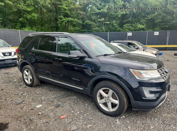 1FM5K8D87HGA52738 2017 FORD EXPLORER Black Вид спереду