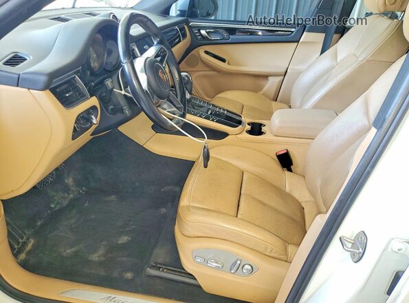 WP1AB2A57HLB13179 2017 PORSCHE MACAN White Vista del salpicadero