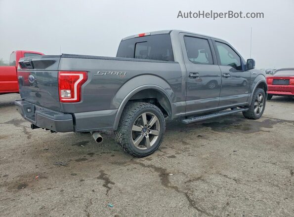 1FTEW1EG5GFD47704 2016 FORD F150 Gray Delantero derecho