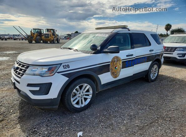 1FM5K7B85HGD55594 2017 FORD EXPLORER White უკანა მარცხენა