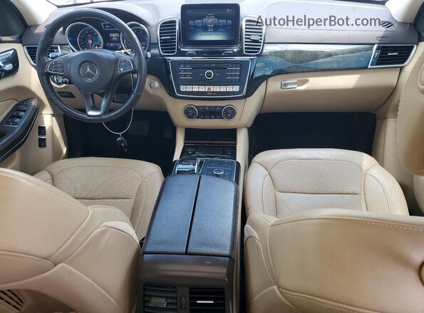 4JGDF7DE8HA797887 2017 MERCEDES-BENZ GLS White Widok zestawu wskaźników