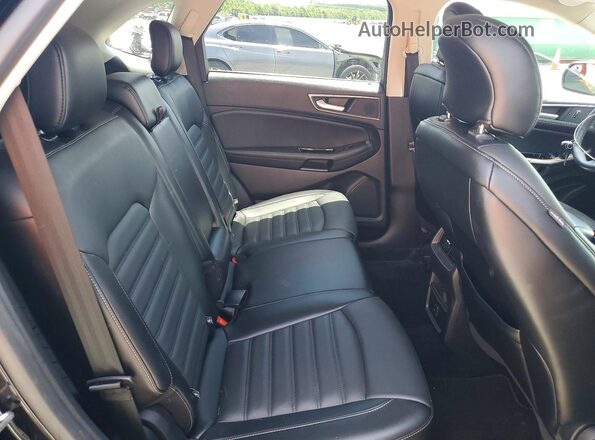2FMPK3J95JBB30701 2018 FORD EDGE Black უკანა სალონის ხედი