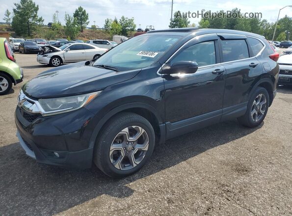 7FARW2H89JE027457 2018 HONDA CR-V Black Հետևի ձախ