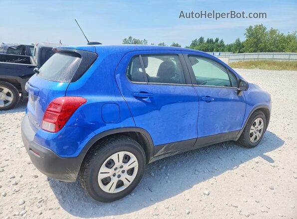 KL7CJKSB2GB757059 2016 CHEVROLET TRAX Blue Przód prawy