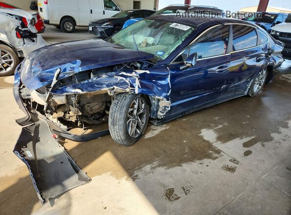 5NPEF4JA2LH059495 2020 HYUNDAI SONATA Blue Tył lewy