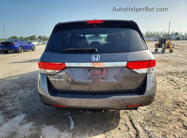 5FNRL5H62GB060541 2016 HONDA ODYSSEY Gray Front interior view