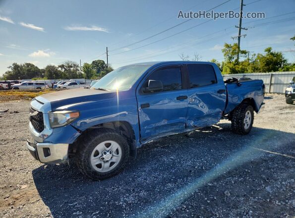 5TFDY5F18MX998175 2021 TOYOTA TUNDRA Blue Задня ліва чверть