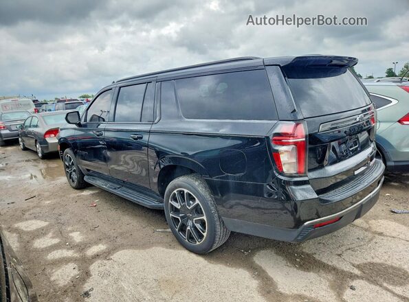 1GNSCEKD4MR458971 2021 CHEVROLET SUBURBAN Black Tył prawy
