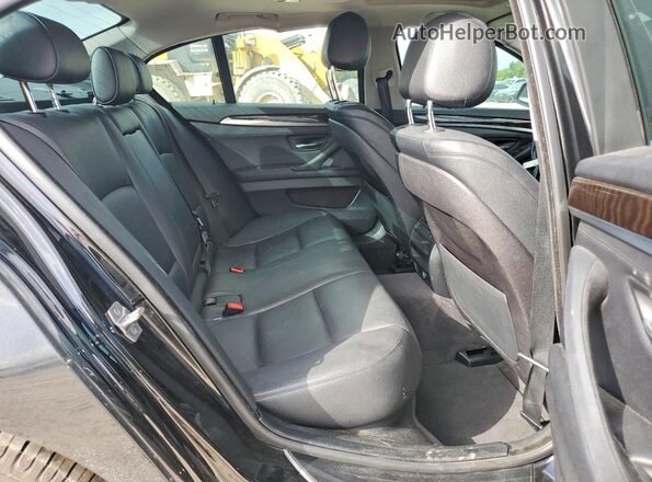 WBA5A7C53GG147088 2016 BMW 5 SERIES Black Вид задньої частини салону