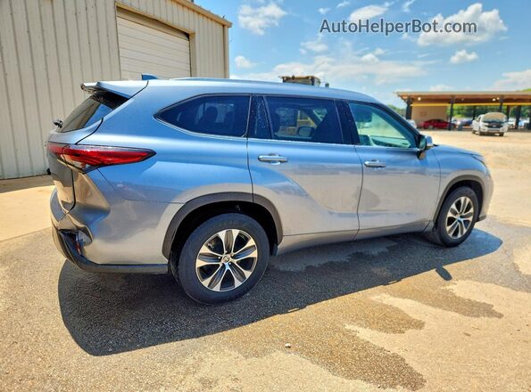 5TDGZRAH4LS013624 2020 TOYOTA HIGHLANDER Blue Առջևի աջ