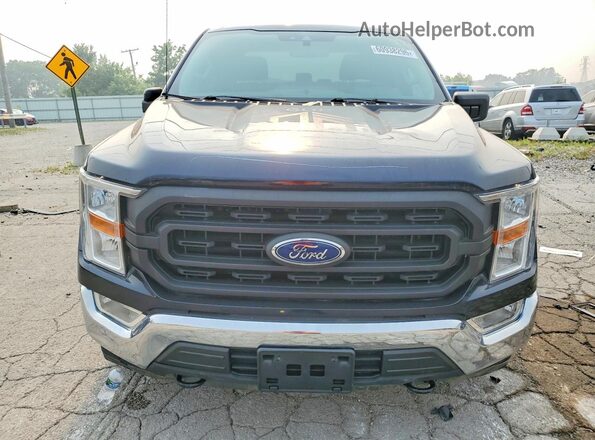 1FTFW1E55MFA67294 2021 FORD F150 Blue Вид ззаду