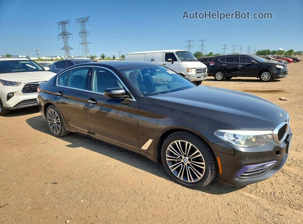 WBAJA7C38HG904016 2017 BMW 5 SERIES Black Вид спереду
