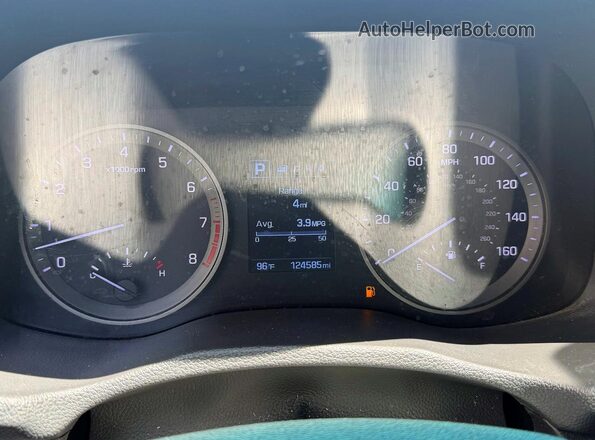 KM8J33A27GU111902 2016 HYUNDAI TUCSON Gray Widok zestawu wskaźników