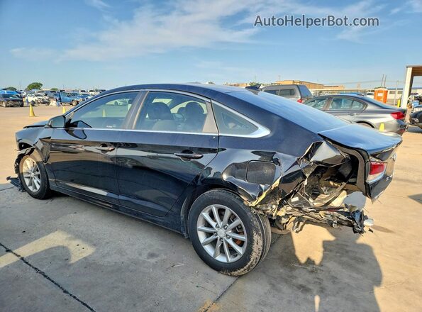 5NPE24AF7KH767831 2019 HYUNDAI SONATA Black Задня права чверть