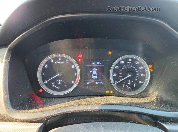 5NPE24AF7KH767831 2019 HYUNDAI SONATA Black Вид задніх сидінь