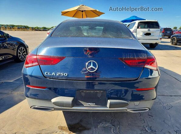 W1K5J4GB2LN089990 2020 MERCEDES-BENZ CLA-CLASS Blue Вид салону спереду