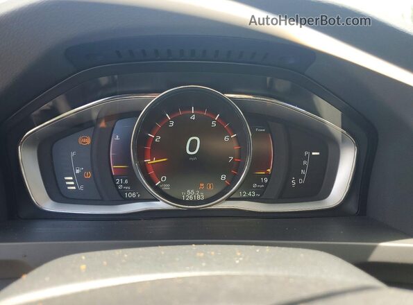 LYV402FK0GB109805 2016 VOLVO S60 Black Widok tylnych siedzeń