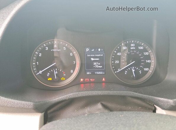 KM8J33A2XJU802493 2018 HYUNDAI TUCSON Белый Вид задних сидений